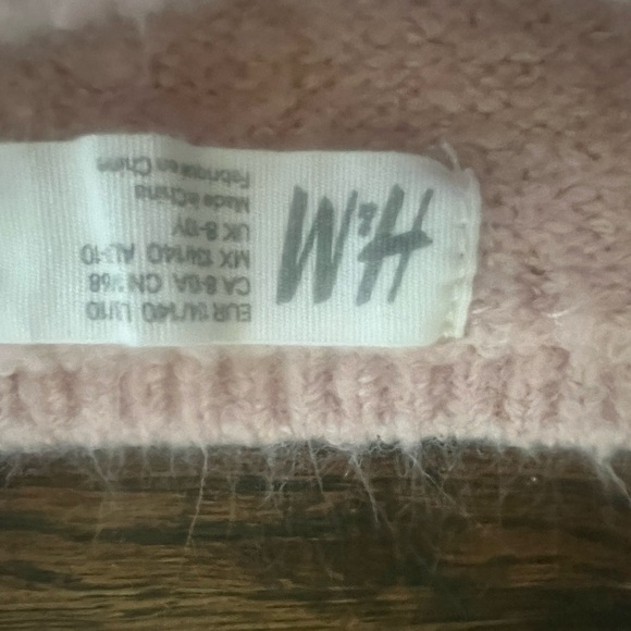 Girls H & M reindeer sweater 8-9Y - Picture 3 of 7